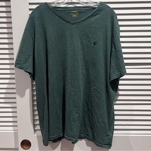 Polo Ralph Lauren Men’s Size XXL Short Sleeve V Neck T-Shirt Olive Green